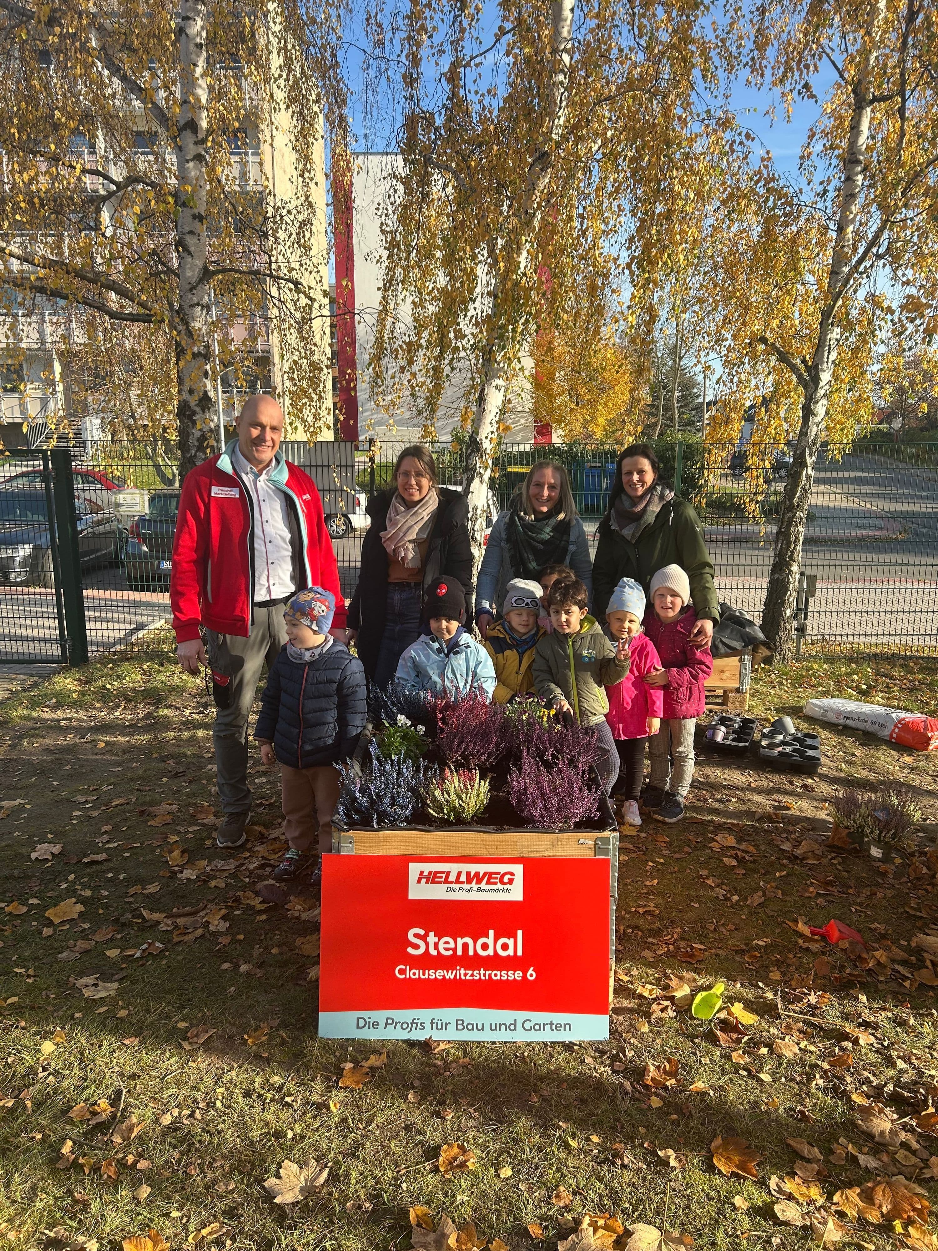Bunte Hochbeete für Stendaler Kita