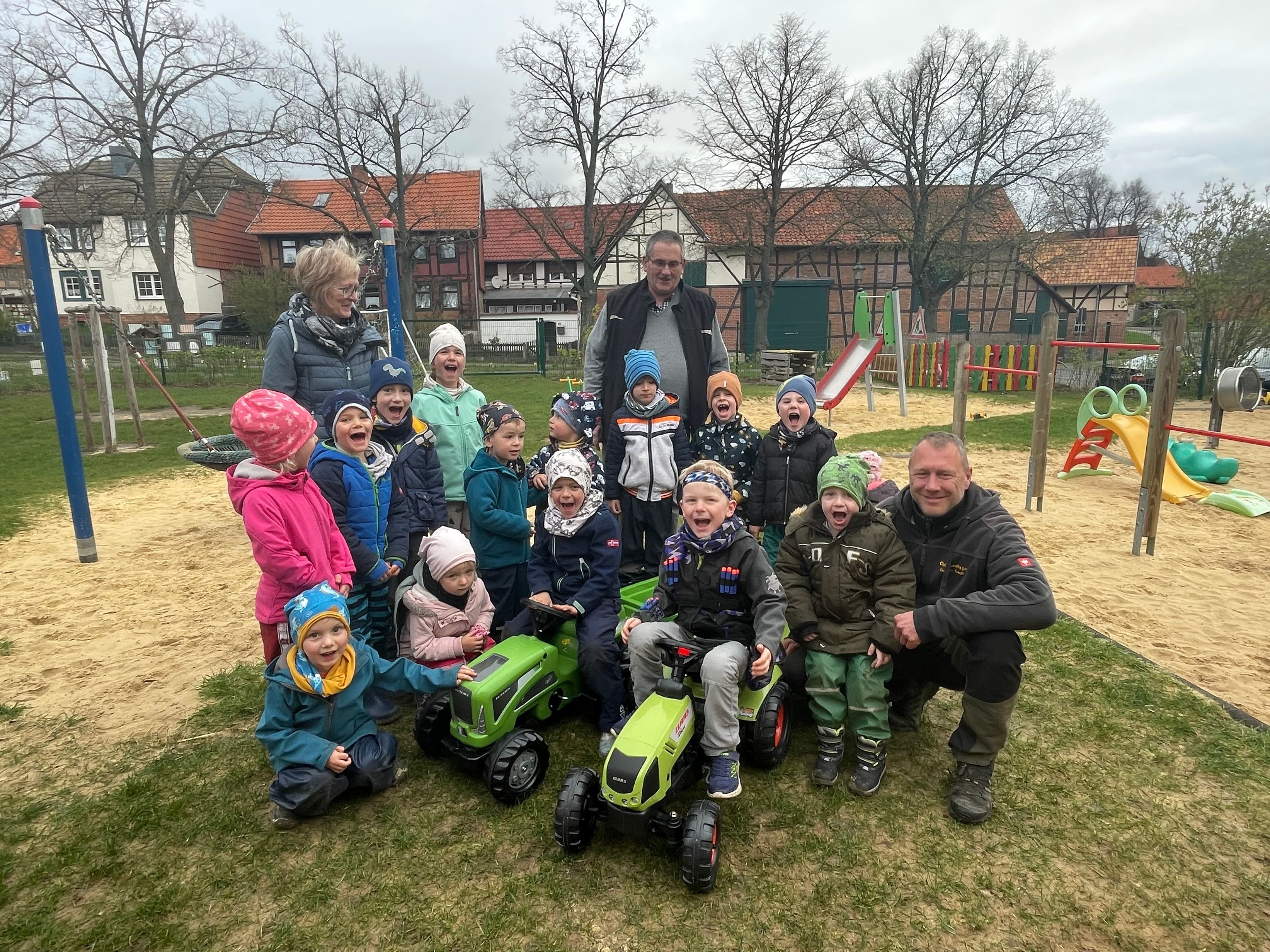 Großzügige Spende bereichert Kita Spatzennest in Aspenstedt
