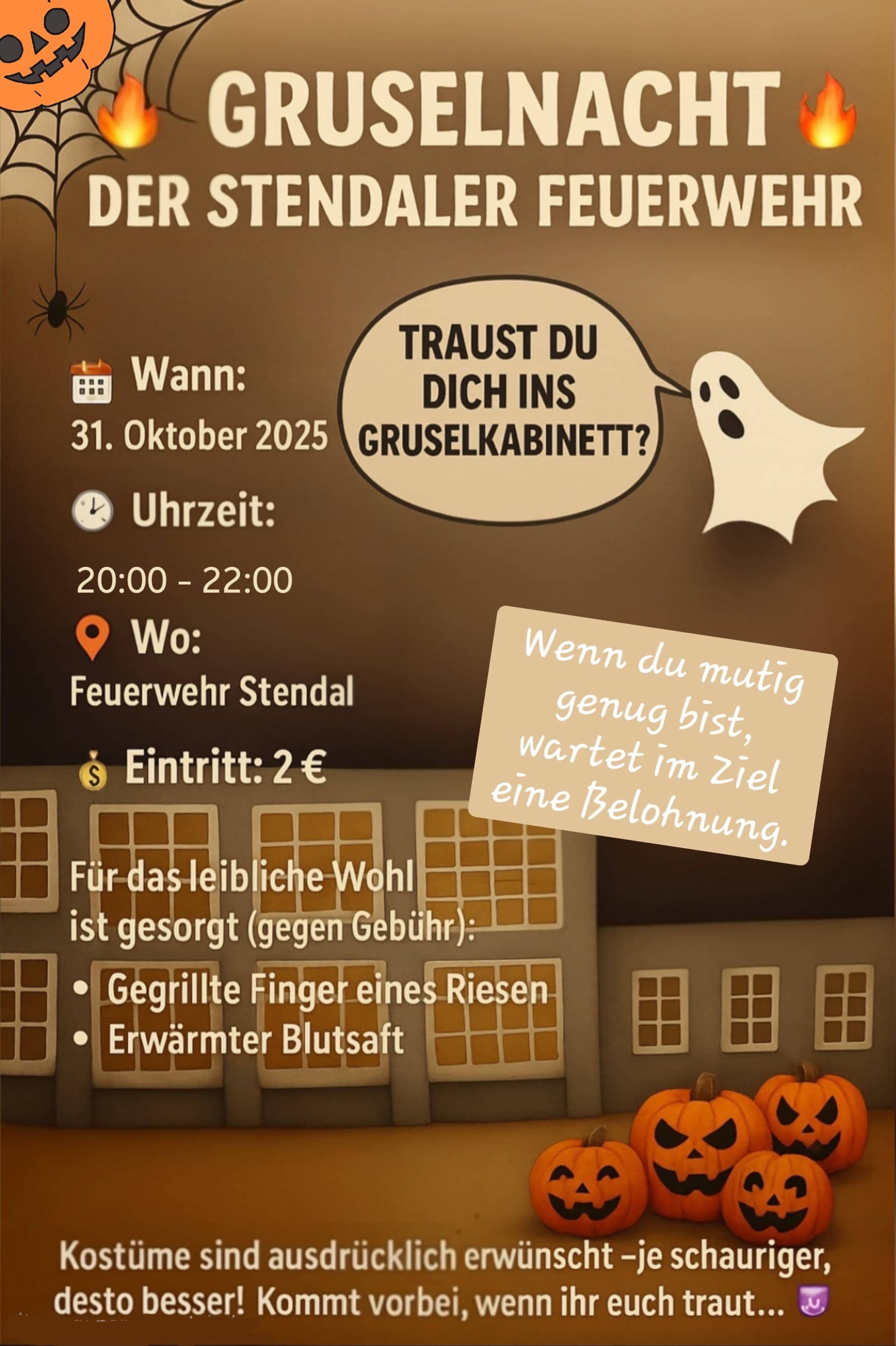 Gruselnacht im Feuerwehrhaus Stendal