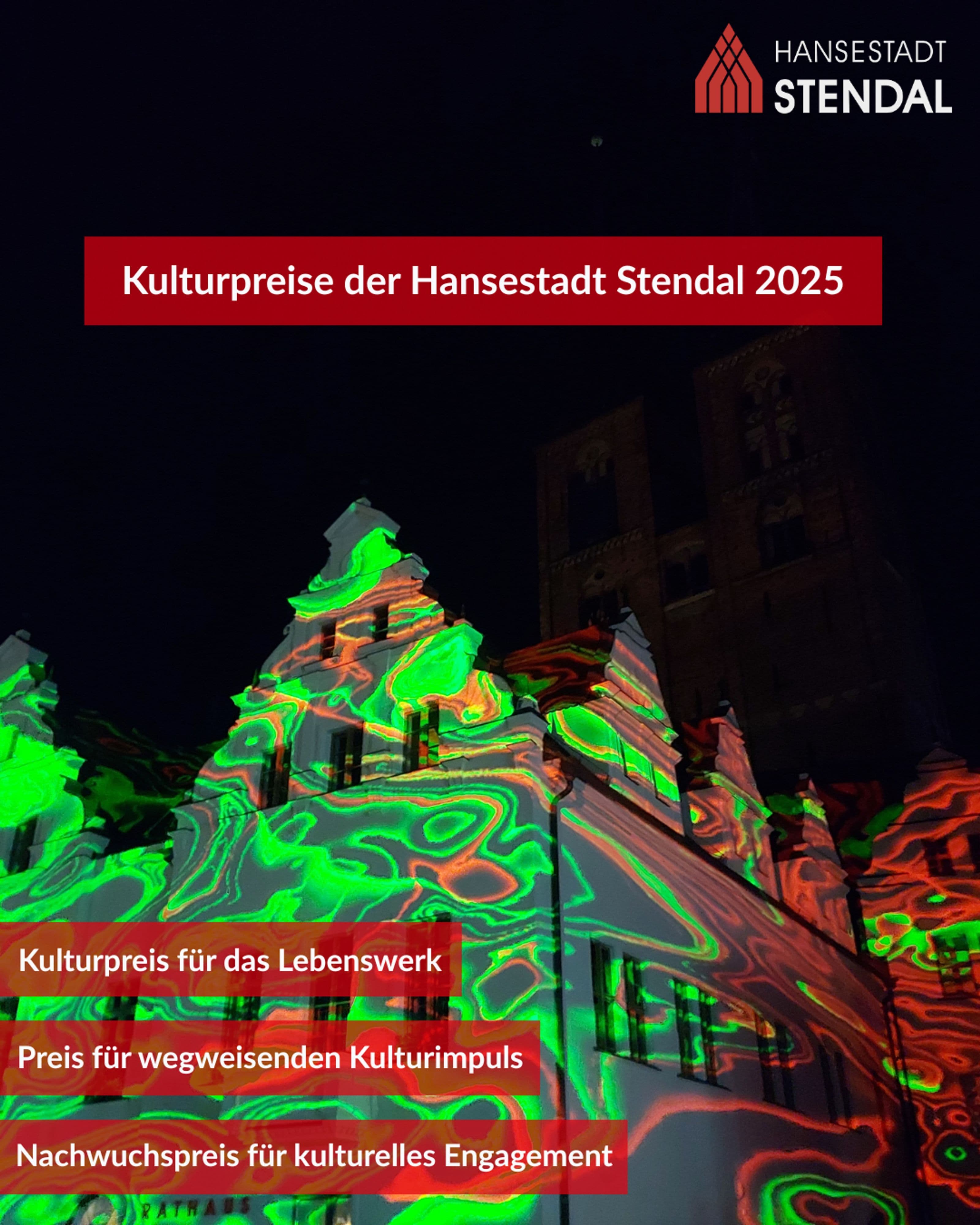 Kulturpreise 2025: Stendal sucht kreative Talente