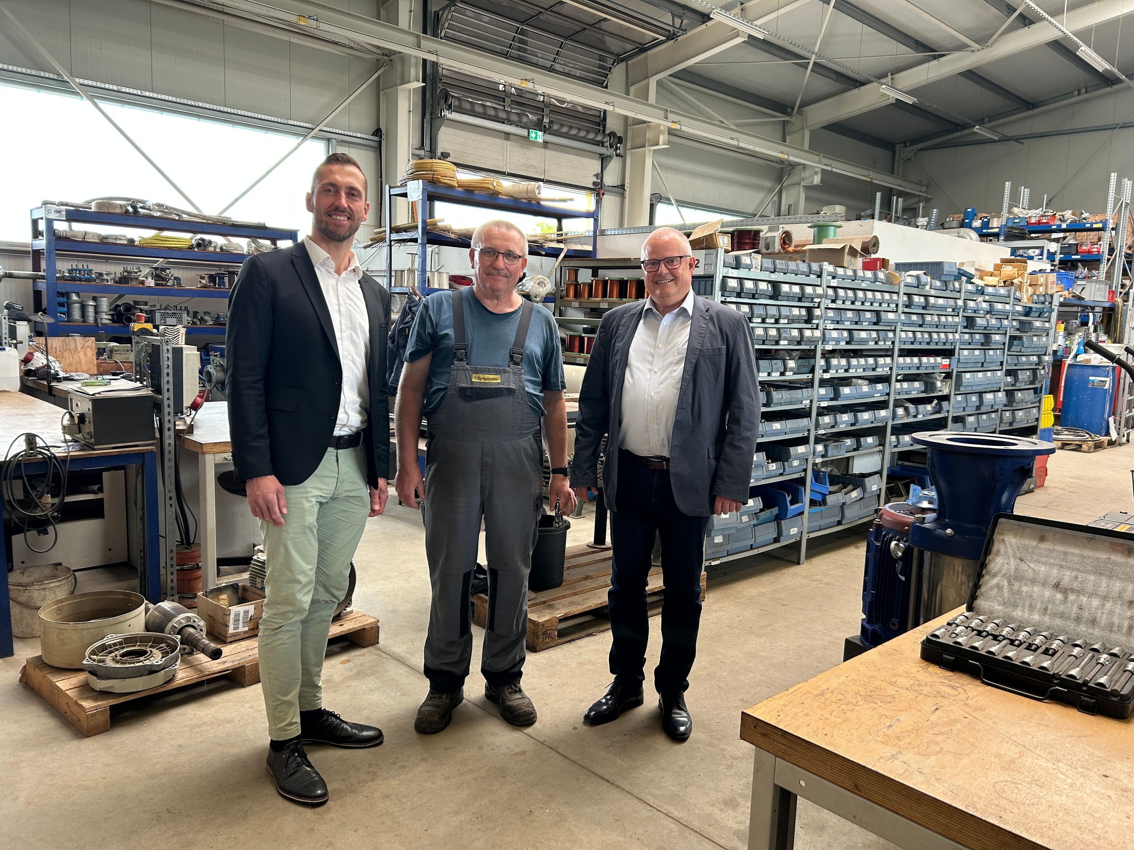 Oberbürgermeister besucht Enßlen GmbH in Stendal