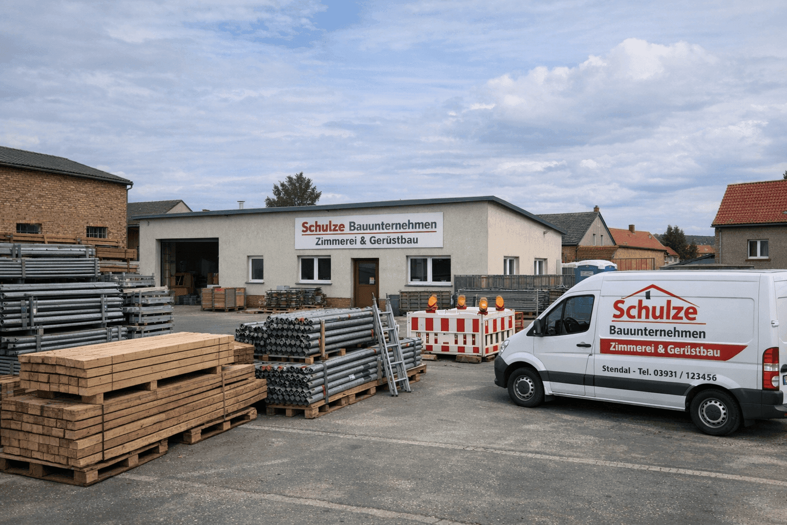 Sieler besucht Stendaler Bauunternehmen