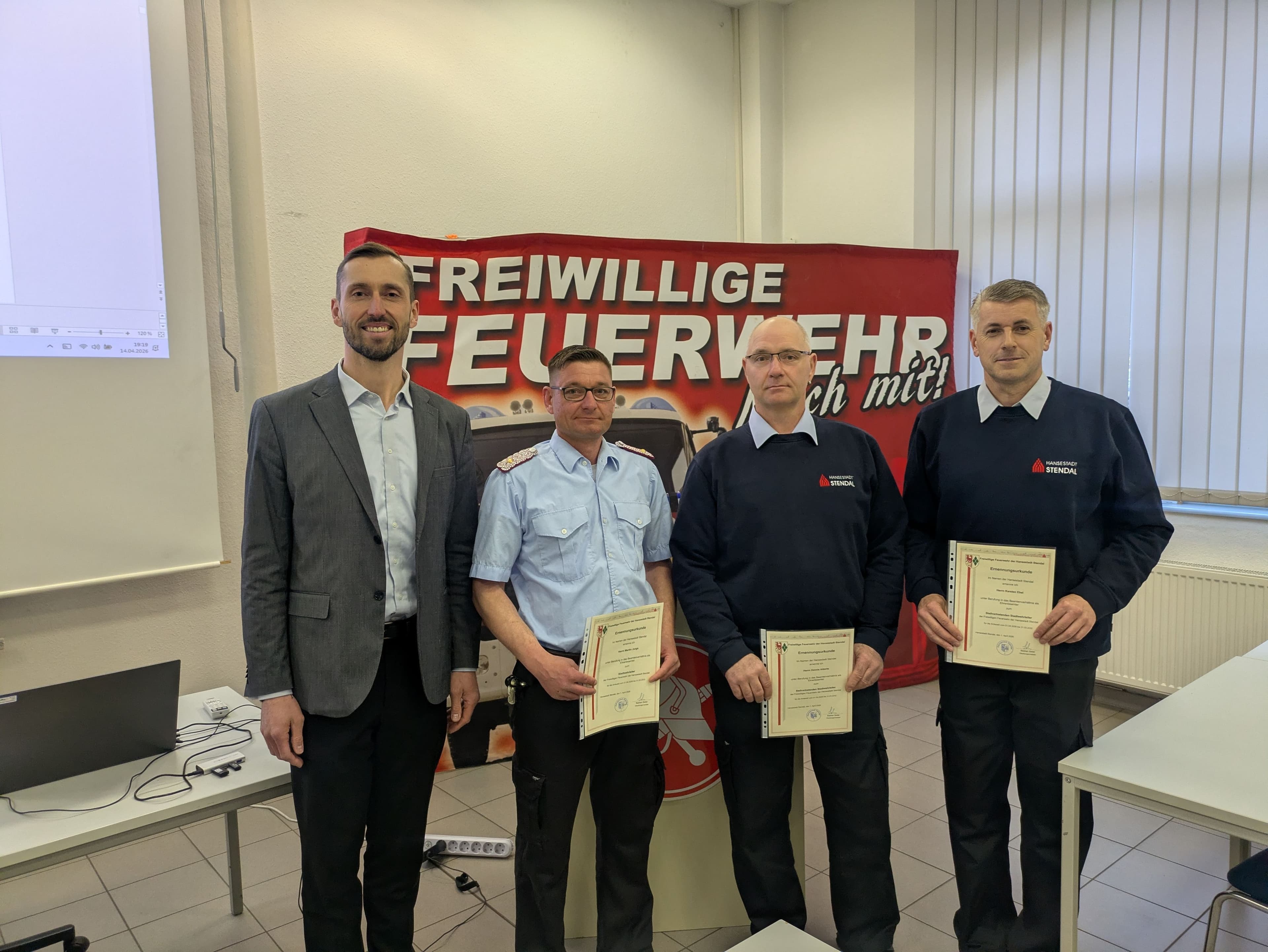 Stendal hat eine neue Stadtwehrleitung