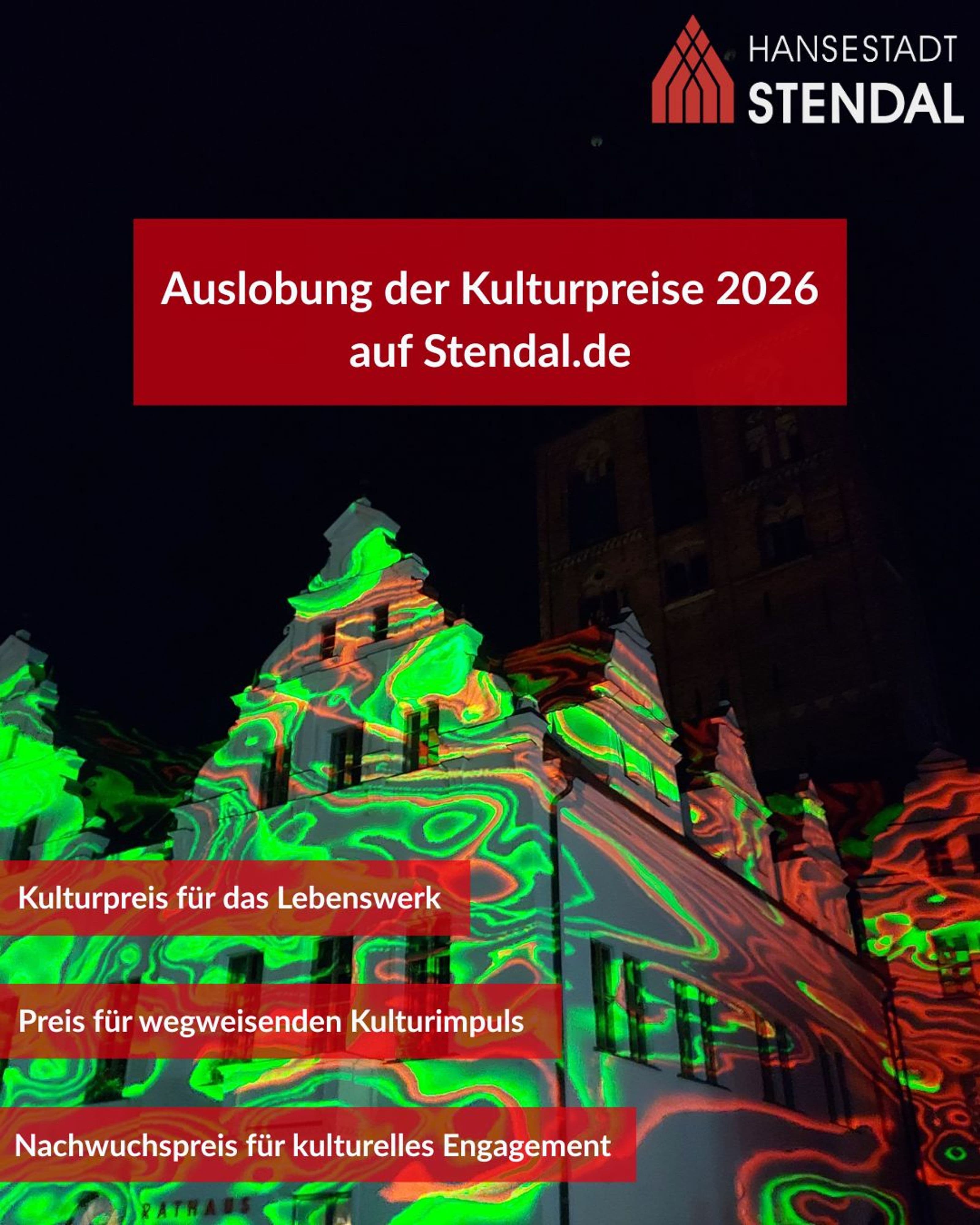 Stendal sucht Kulturpreis-Kandidaten