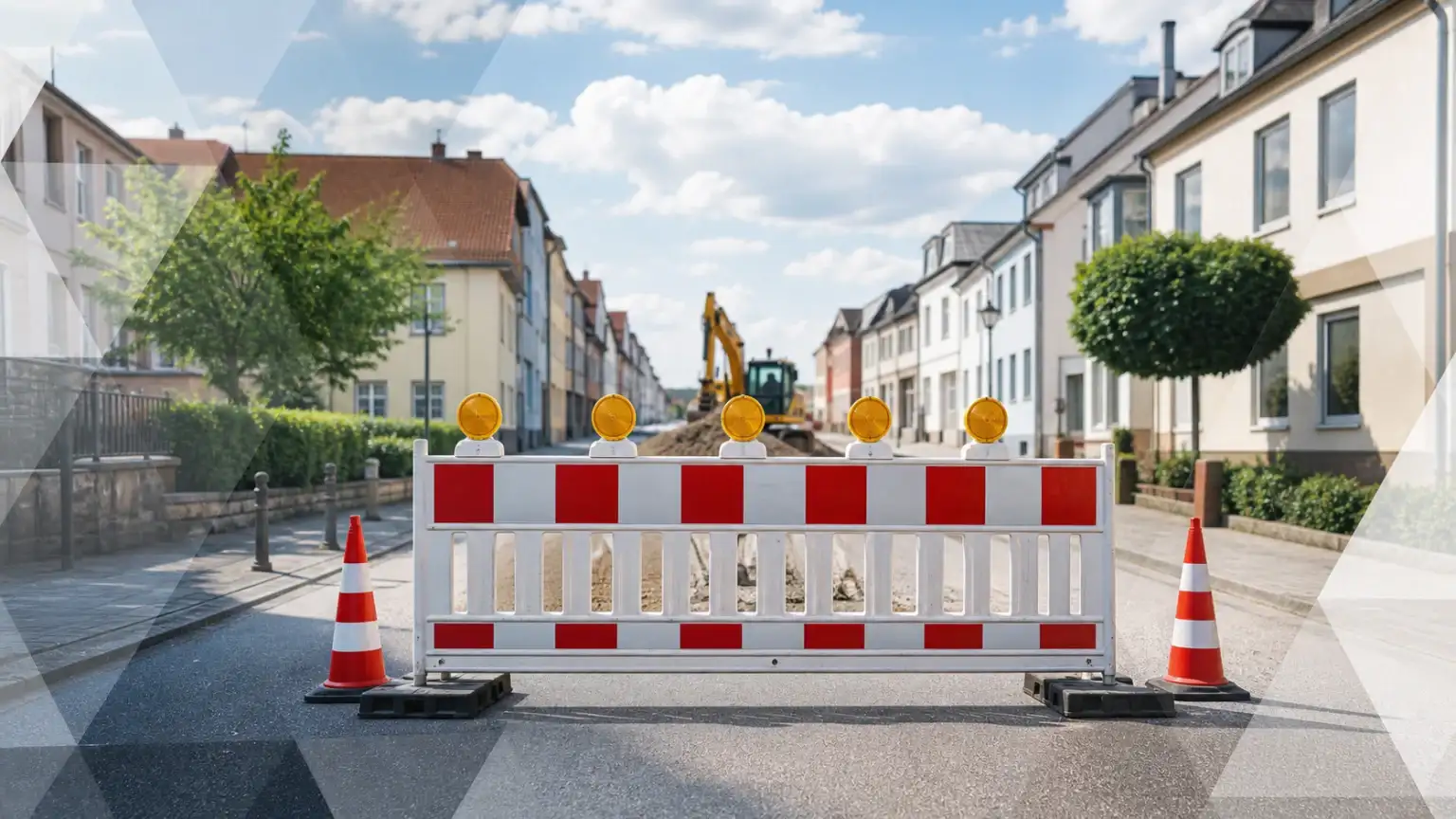 Vollsperrung in der Winckelmannstraße ab 27. April