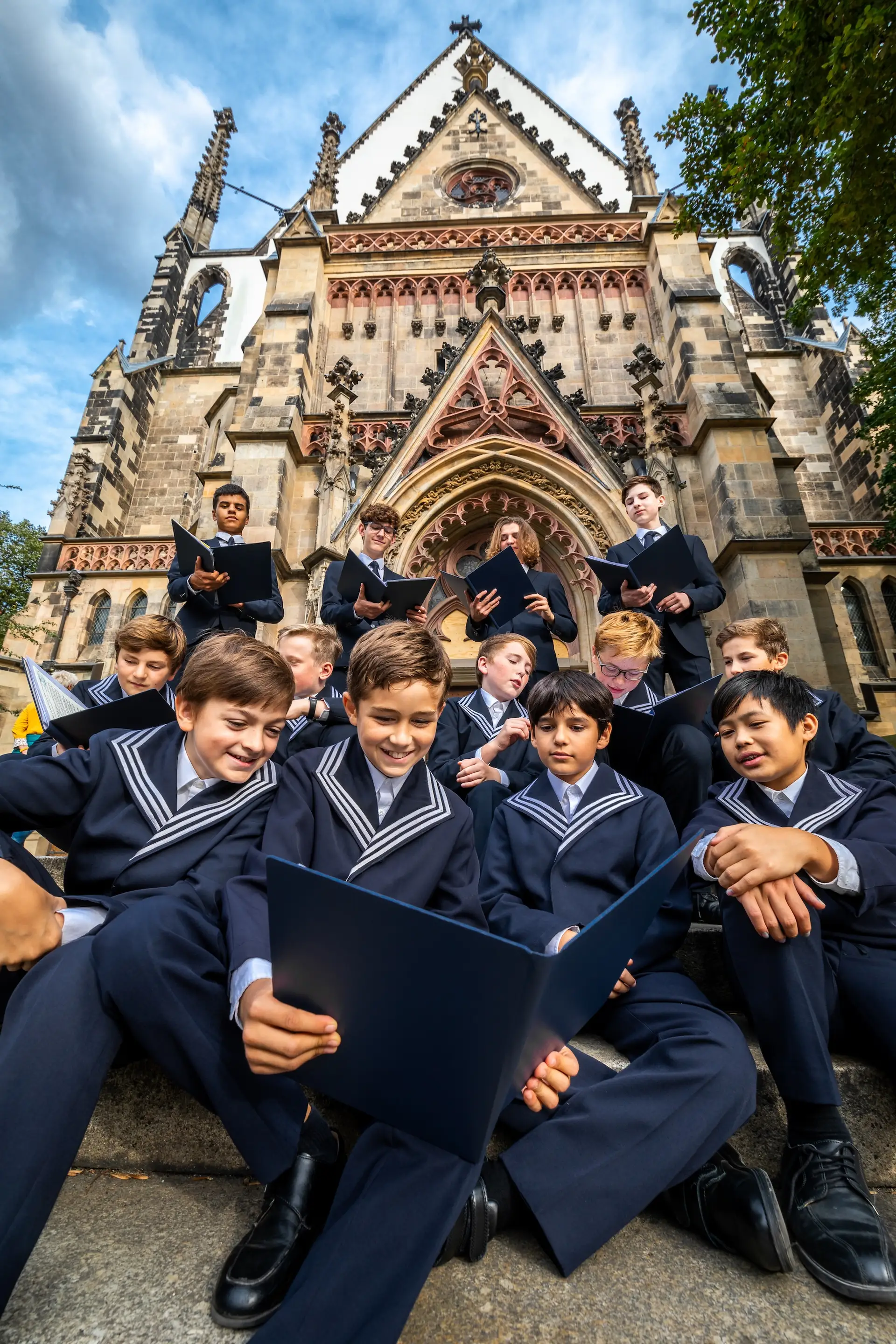 Das Foto zeigt den Leipziger Thomanerchor.